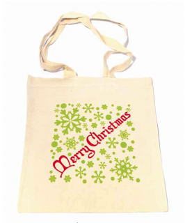 Gold Snowflake Shopper Bag product image
